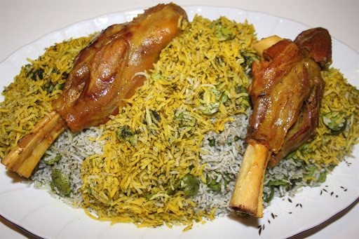 Baghali Polo ba Mahiche